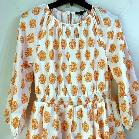 NEW J Crew Dress Floral Medallion
Smocked Cottagecore Boho Spring
Summer White - Picture 7 of 15